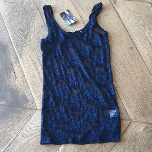 NWT Urban Outfitters Blue Lace Tank